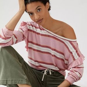 Anthropologie Pilcro open back top